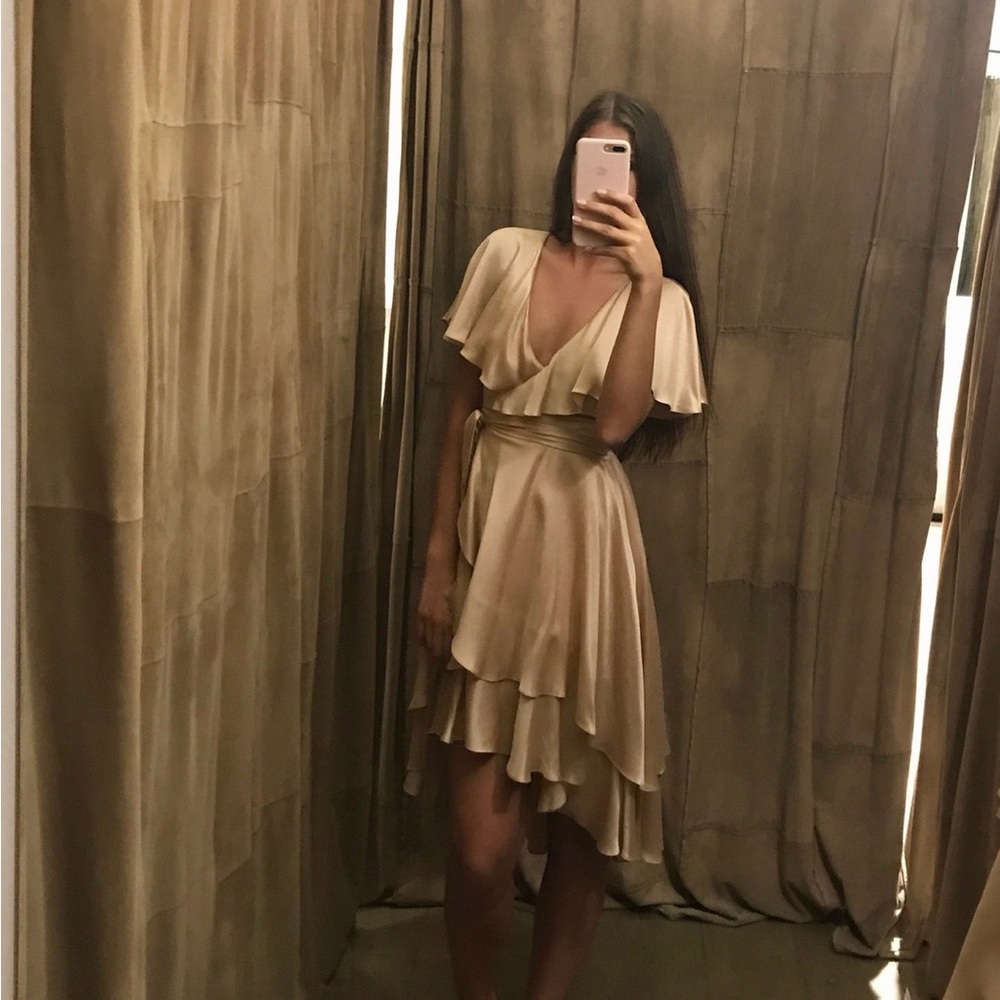 Peach Zimmermann Silk Dress new with tags size 0